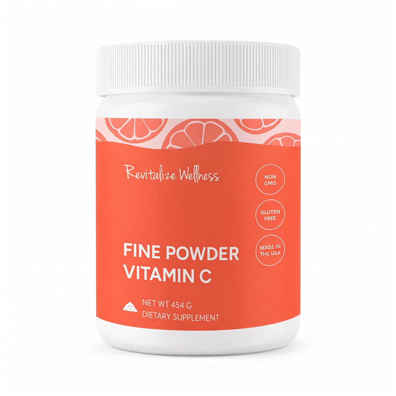 Fine Powder Vitamin C as Ascorbic Acid | Pure, Sugar, & GMO-Free | 1000 mg Vitamin C per Serving | 454 Servings per Bag 16.01 Ounce (Pack of 1)