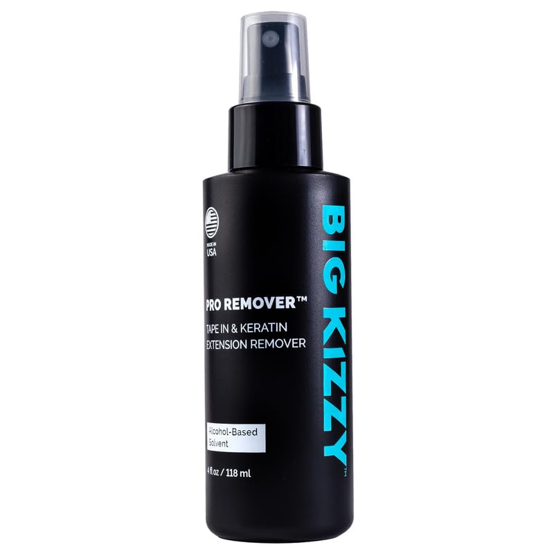 Big Kizzy Pro Remover - Keratin & Tape-in Hair Extension Remover - Professional Quality, 4oz 4 Ounce