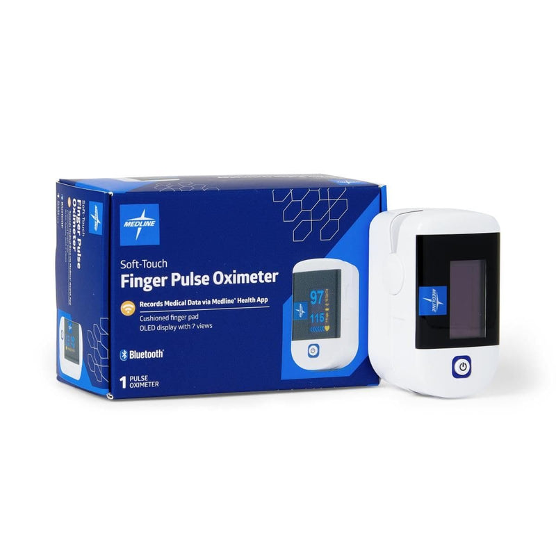 [Australia] - Medline Soft-Touch Bluetooth Fingertip Pulse Oximeter, One Each 