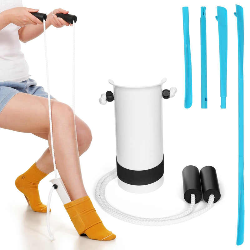 [Australia] - Easy On Easy Off Device for Putting On Socks and Removing Socks Or Stockings, Sock Aid Device for Seniors, Sock Assistant Device No Bending, Sock Puller Aid for Men and Women with Limited Mobility 