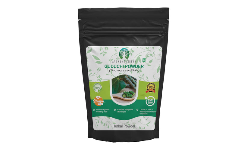 [Australia] - Guduchi Powder 100 Gm I Giloy Powder I Ayurvedic Herbal Immune Support I Supports Immune System I Tinospora Cordifolia Powder I Non GMO I Gluten Free I 100% Natural 