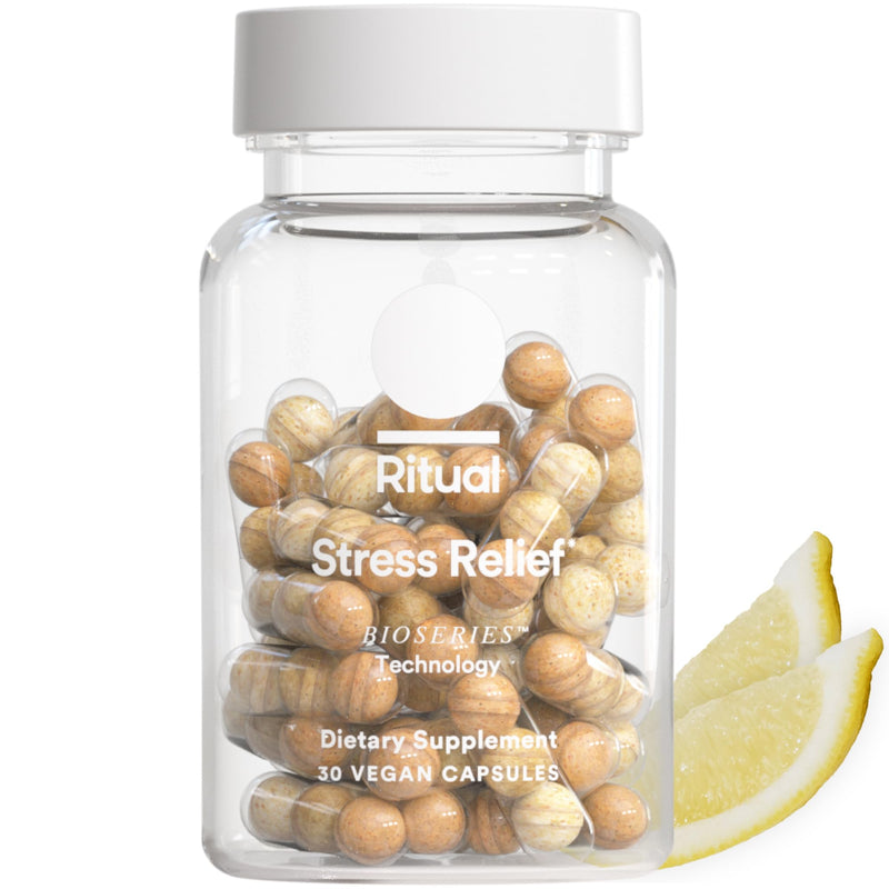 [Australia] - Ritual Stress Relief Supplement Shoden¬Æ Ashwagandha, Suntheanine¬Æ L-Theanine, and Saffron as affron¬Æ* BioSeries with 8-Hour Release to Support Natural Cortisol Response and Promote Calm, 30 Day 