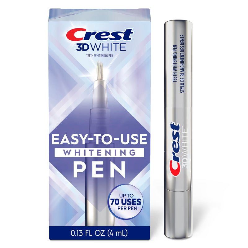 Crest 3DWhite Easy-to-Use Whitening Pen, 1 Teeth WHITENING Pen 0.13 Fl Oz (Pack of 1)