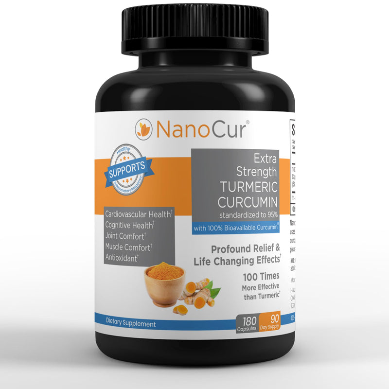 [Australia] - Turmeric Curcumin - 100x More Active Than Turmeric, 170% More Active Than Curcumin + Black Pepper Extract. Joint Support, Relief, and Energy You‚Äôll Feel. Organic Curcumin/Plant-Based Carrier. 180 Count (Pack of 1) 