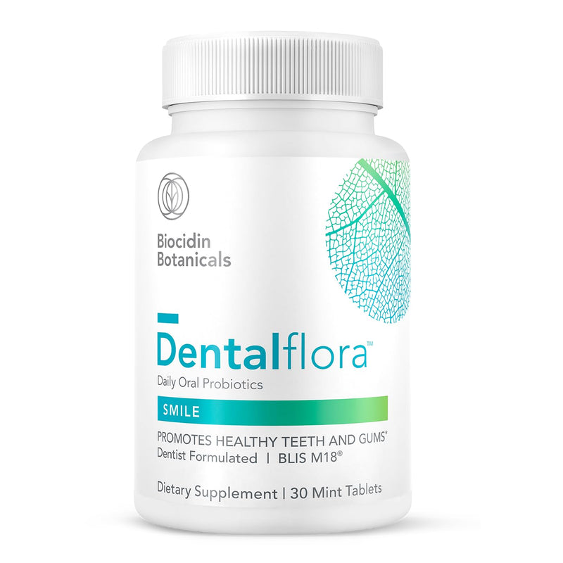 [Australia] - Biocidin Dentalflora Oral Probiotic - Supports Oral Microbiome & Teeth Care - Helps Reduce Formation of Dental Plaque - Breath Freshener Tablets (30 Mint Fresh Tablets) 