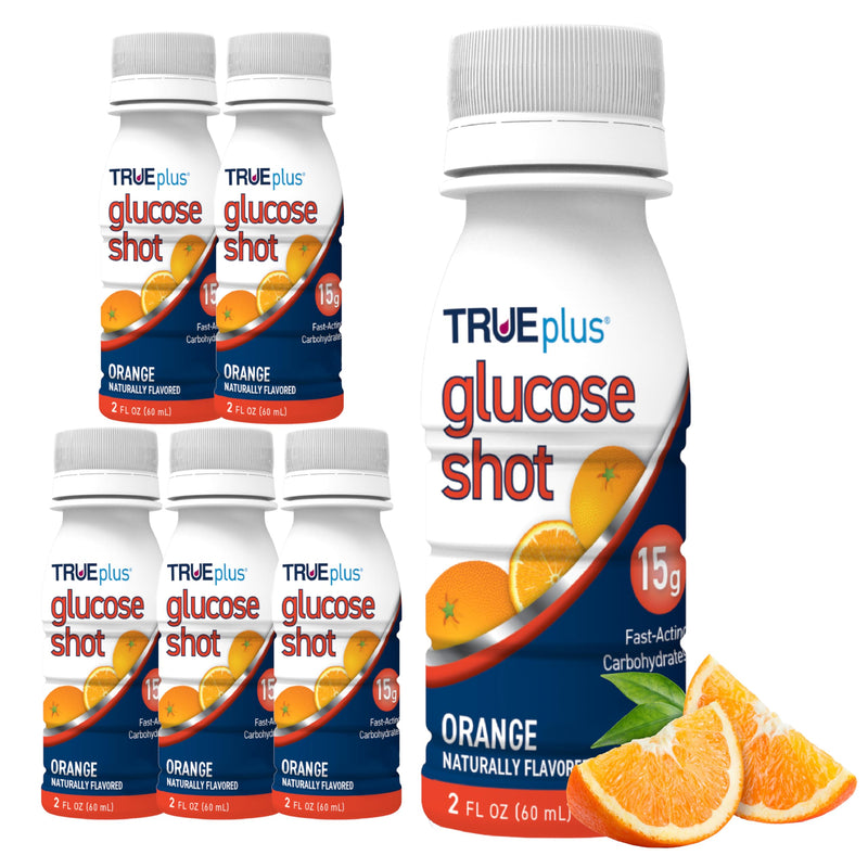 [Australia] - TRUEplus Glucose Shots 6 Bottles - Orange 2 Fl Oz (Pack of 6) 