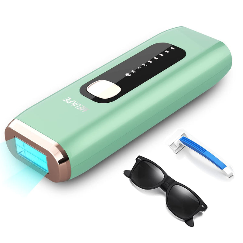 [Australia] - IPL Laser Hair Removal Device for Women Men at Home, Upgraded to 999,900 Flashes Permanent for Facial Legs Arms Bikini Line Whole Body Treatment Green 