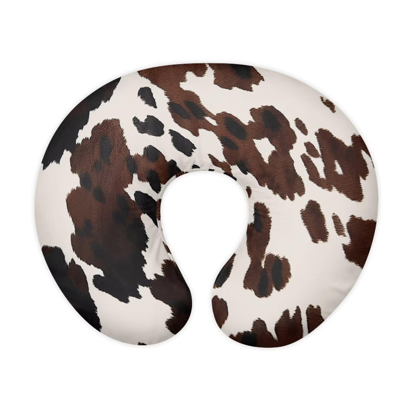 [Australia] - Brown Cow Print Breastfeeding Pillow Slipcover for Baby Nursing Pillow Cover Cuddle Pillow Slipcover Detachable Nursing Pillow Protective Baby Feeding Baby Essentials Brown Cow Print 
