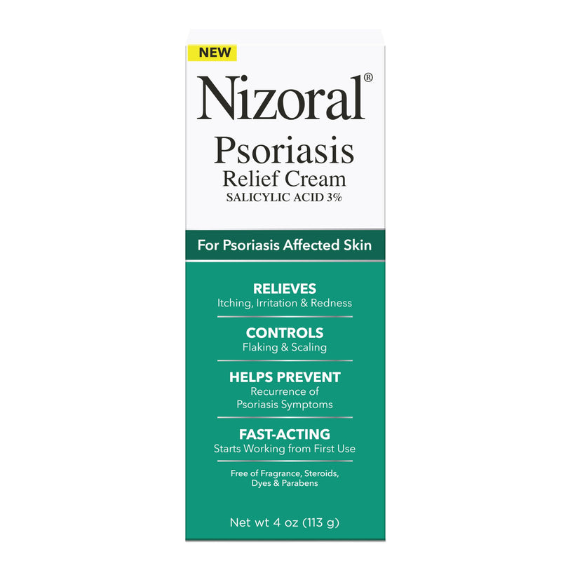 [Australia] - Nizoral Psoriasis Relief Cream- Relieves Itching, Irritation & Redness and Controls Flaking and Scaling with Maximum Strength Medicine (Salicylic Acid 3%), 4 Fl Oz 4 Fl Oz (Pack of 1) 