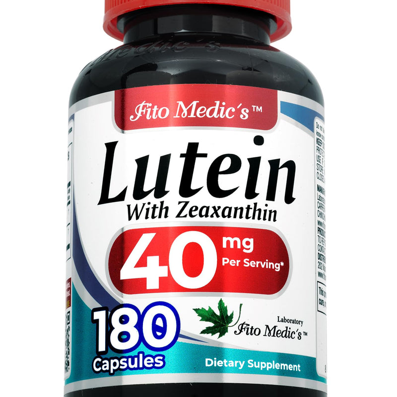 [Australia] - FITO MEDIC'S Lab | lutein |180 Capsules |40 mg| lutein 40mg | lutein and zeaxanthin supplements | concentrate extract | lutein 40 mg | lutein and zeaxanthin | zeaxanthin | Ultra high Absorption. 
