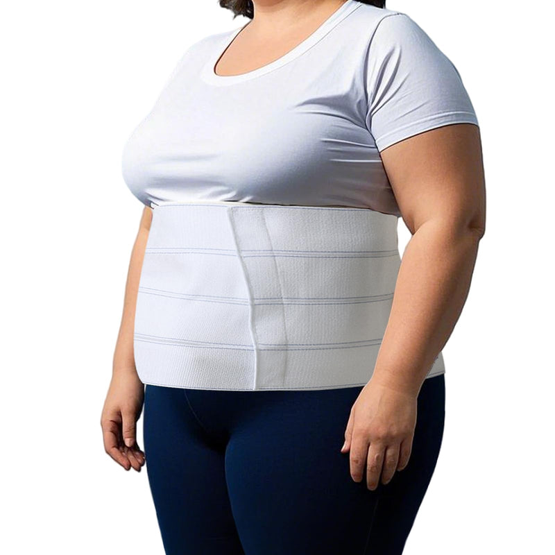 Abdominal Stomach Binder Belly Compression Band for Hysterectomy Pregnancy Hernia Diastasis Recti Postpartum Wrap Tummy Tuck Recovery Slimming Girdles for Women and Men-12 Inches Wide 30-45 Inches(Pack of 1)