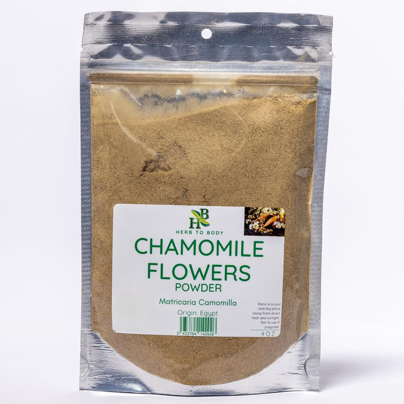[Australia] - Chamomile Flowers Powder | Matricaria Camomilla | Wildcrafted | 4oz 
