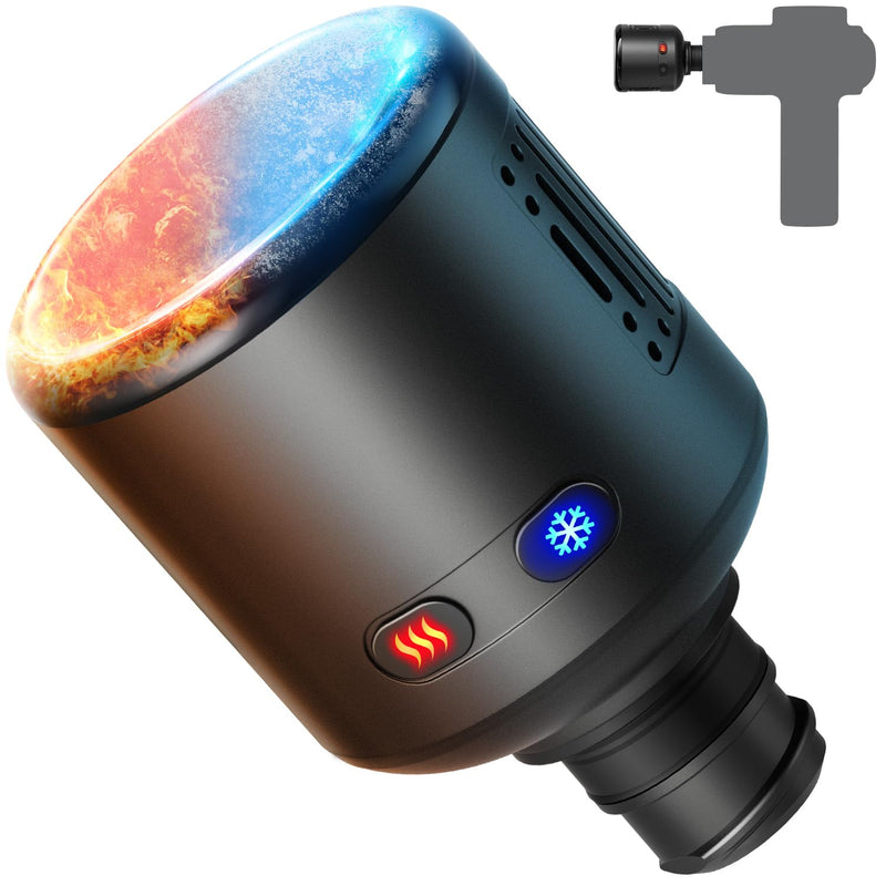 [Australia] - RENPHO Massage Gun Head with Heat and Cool for Model RP-GM171-N1, R-WMG08, Percussion Muscle Massager Attachment, Portable Rechargeable Handheld Accessory 