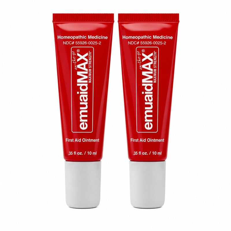 EMUAIDMAX Nail Care Ointment, Nail and Cuticle Support, On-The-Go, 0.35oz, 2 Pack 0.35 Fl Oz (Pack of 2)