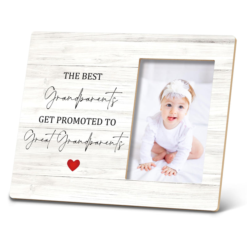 [Australia] - Picture Frame New Great Grandparents Gift, Great Grandparents Baby Announcement Gifts, 10x8 Inch Tabletop Photo Frame, Promoted to Great Grandparents Picture Frame 8x10 inch 
