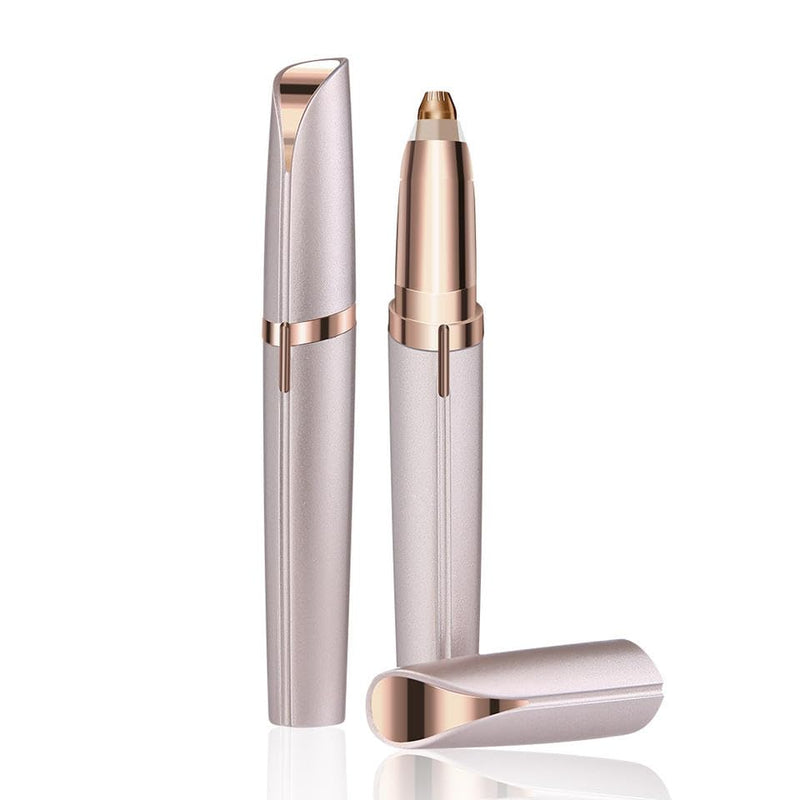 [Australia] - Eyebrow Hair Remover for Women，Eyebrow Trimmer Facial Hair Remover for Face with Rechargeable USB Cable Eyebrow Lips Body Facial Hair Remover Painless Lipstick Shavers (GOLD) GOLD 