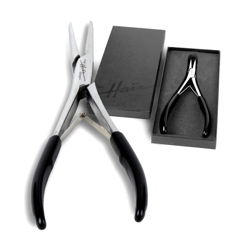 [Australia] - Pro Closer by The Hair Shop, Hair Extension Pliers for Applying I Tip and Removing K Tip, Smooth Flat Surface Teeth For Safe and Effective Installation and Removal 