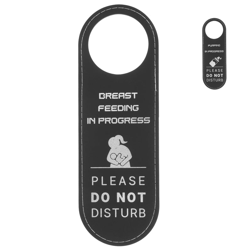 [Australia] - ifundom Breastfeeding Tips Emblems Door Handle Door Knob Baby Hangers Coat Hangers Nursing Room Door Sign Lactation Room Do Not Disturb Sign Identification Plate Leather Work To Pump Water 