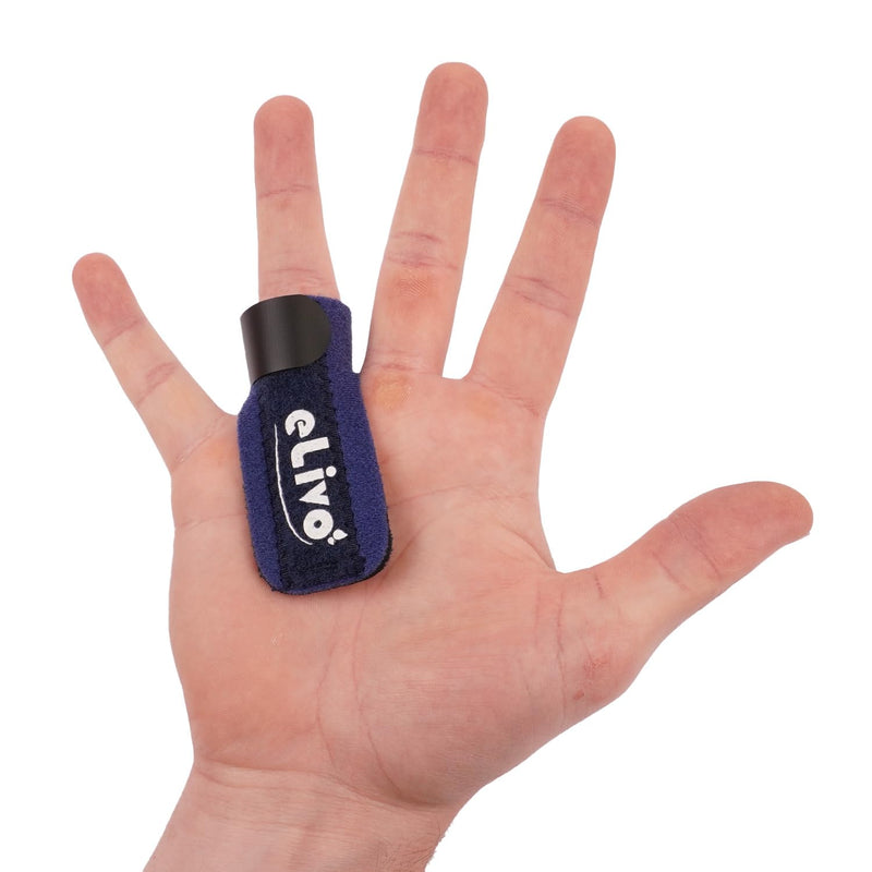 [Australia] - MedVance Elivo Finger Splint, Trigger Finger Support Brace for Thumb, Index, Middle, Ring, and Pinky Finger, One Size Fits All - 2 Pack 