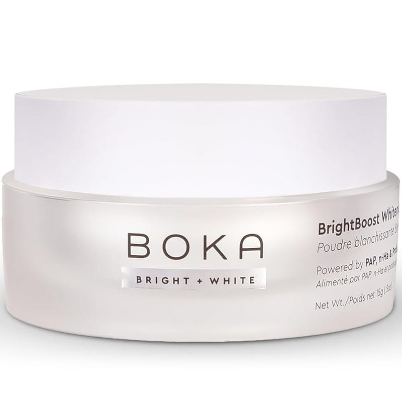 Boka Teeth Whitening Powder with Nano Hydroxyapatite 1pack | Toothpaste alternative for sensitive teeth, formulated with essential oils, probiotics, multivitamins, and aloe 0.5 Ounce (Pack of 1)