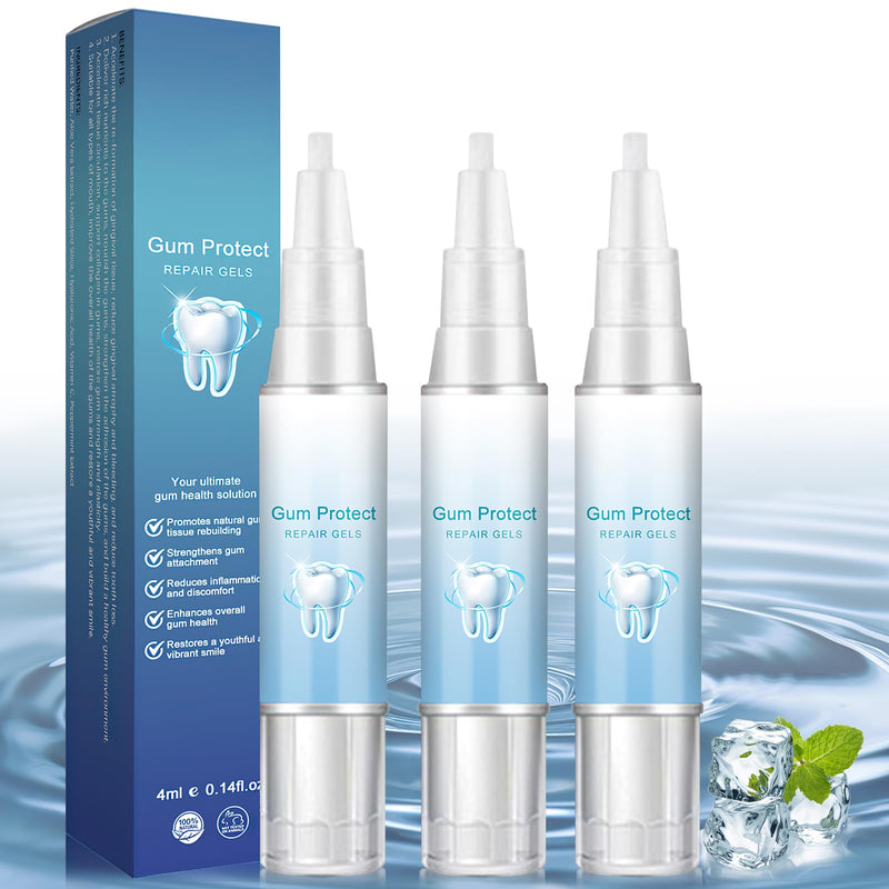 [Australia] - 2024 Neslemy™ Gum Shield Therapy Gel, Neslemy Gum Gel, Dentizen Gum Therapy Gel,Gum Instant Treatment Gel,Tooth Whitening Pen Deep Cleaning Stains and Tartar Oral Care(3Pcs) 