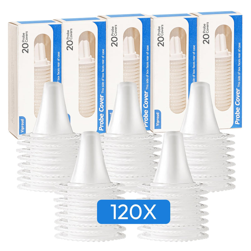 [Australia] - 120X Ear Thermometer Probe Covers, for All Braun Thermometer Ear Covers, Lens Filters, Refill Caps, 0% BPA Disposable Covers 120 