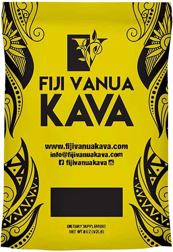 [Australia] - Fiji Vanua Kava Malo Tonga Kava Drink Powder 8oz | Pure Noble Tongan Root Powder | Malo Eua | Authentic Heady Kava | Medium Grind Traditional | Premium Kava Root Powder 