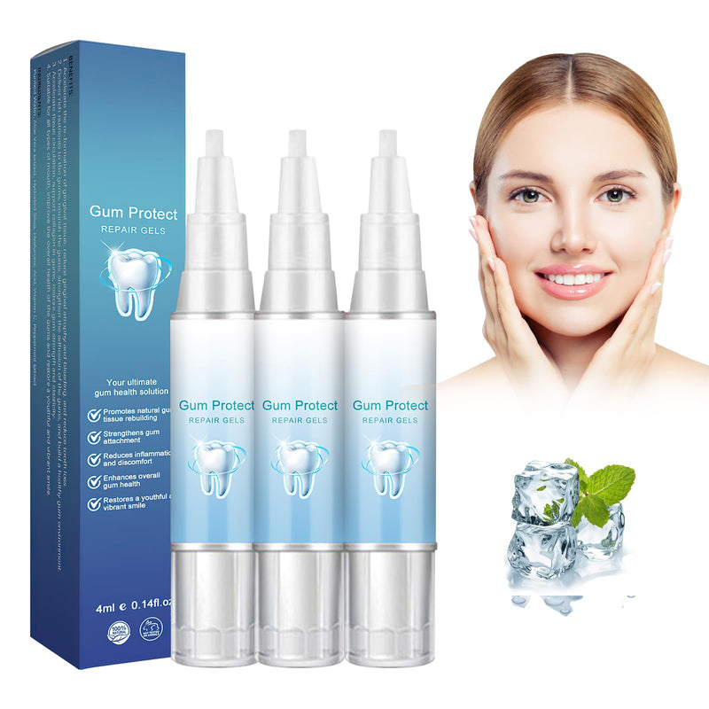 [Australia] - Neslemy™ Gum Shield Therapy Gel, Neslemy Gum Gel, Dentizen Gum Therapy Gel, Teeth Whitening Essence Pen, Gum Instant Treatment Gel, pack of 3 A 