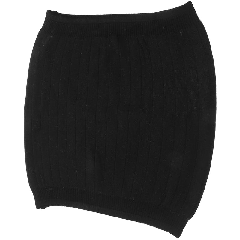 Gatuida Cashmere Waist Warmer,Wool Warming Belt Elastic Lower Waist Support Abdominal Protector Stomach Binder Waist Support Protector Belt Black