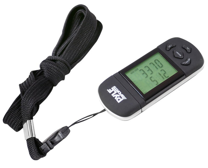 [Australia] - Smart Step Counter Digital Pedometer - Walking Running Sport Step Tracker w/ 3D Sensor, LCD Screen, USB, Lanyard Strap, Battery - Accurate Distance, Calorie Burned, Exercise Time - Pyle PCLRMU2.5 