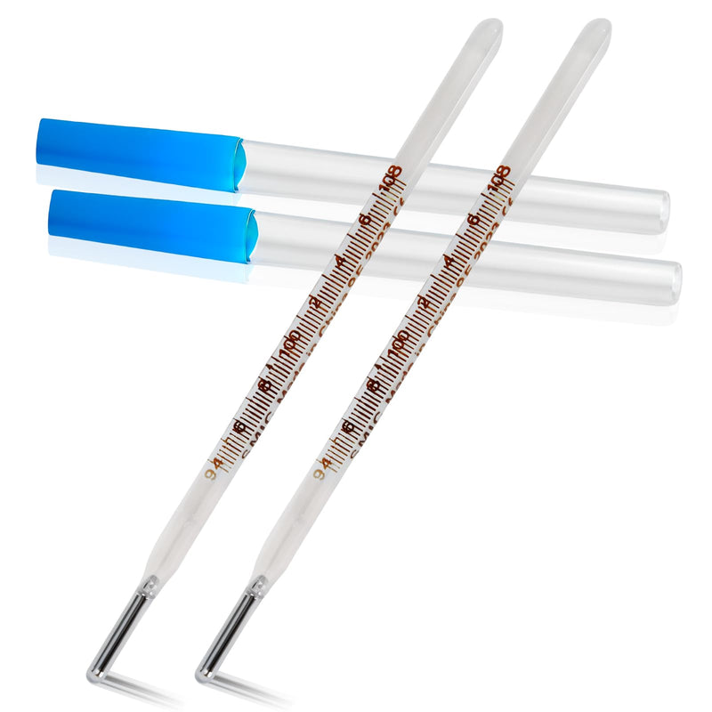 [Australia] - ℉ Oral Thermometer for Adults and Kids 2PCS - Glass Thermometer for Rectal Temperature - Accurate Easy Reading by HARIKA LIFE 