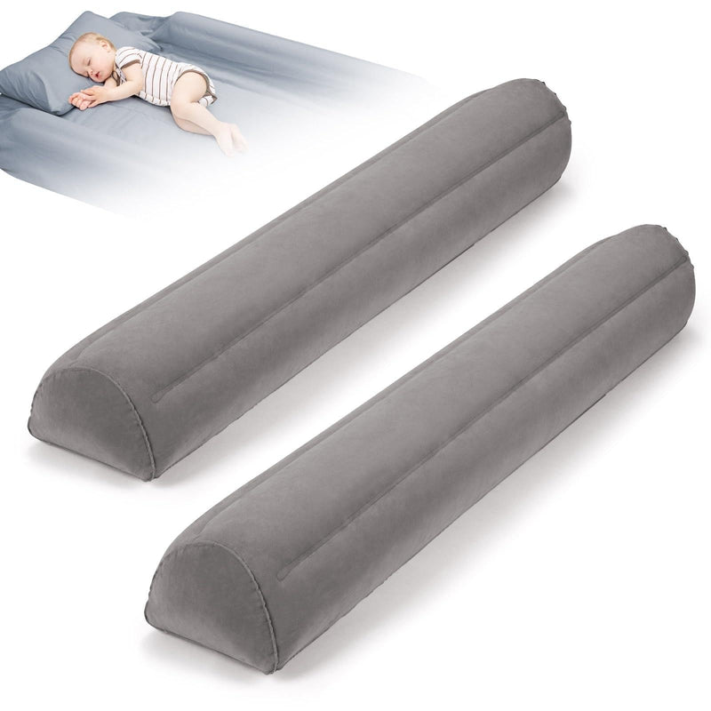 [Australia] - 2Pack Travel Bed Rails for Toddlers | Non-Slip Soft Flocking Portable Inflatable Bed Rails for Toddlers | Travel Toddler Bed Rail for Full, Queen, King Size Beds | Portable Bed Rail for Travel 