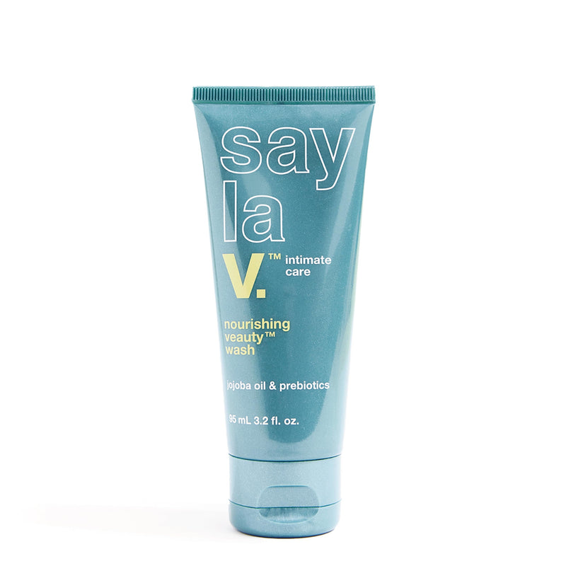 [Australia] - SAY LA V. Nourishing Veauty Feminine Wash, Intimate Vulva Hygiene with Prebiotics, Jojoba, Vitamin E, pH Balanced, Fragrance-Free, Gyno & Derm Tested, 3.4 Fl Oz 