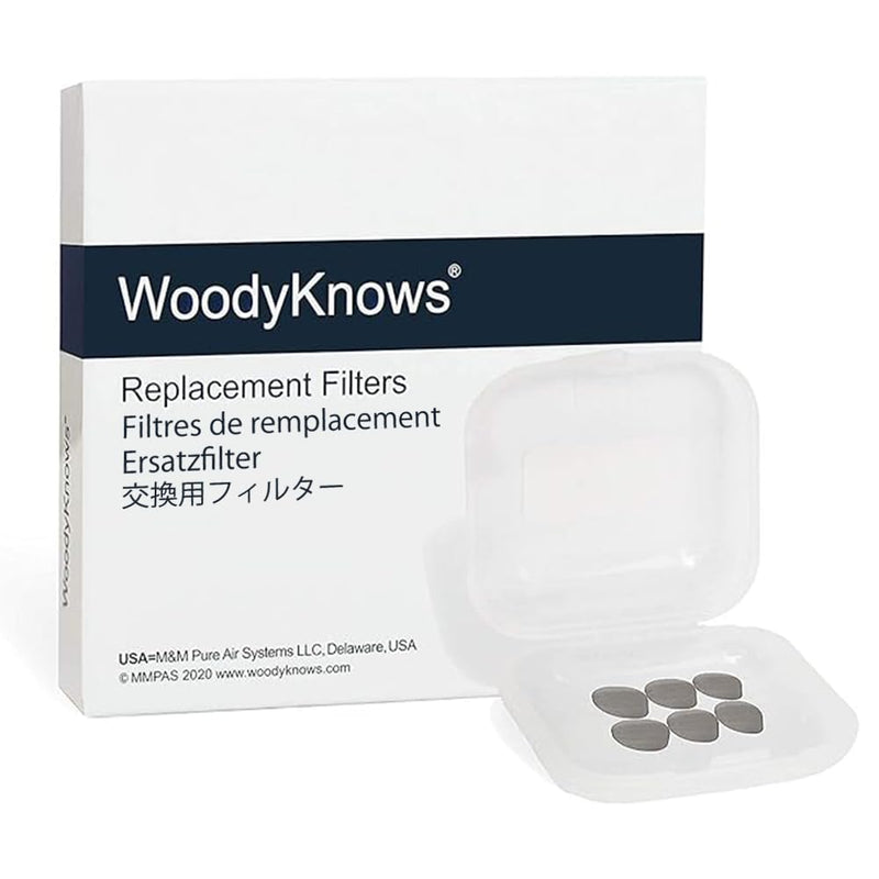 [Australia] - Replacement Filters of WoodyKnows Ultra-Breathable Nasal Filters (Replacement Filter-Narrow 24 Pairs, M) Replacement Filter-narrow 24 Pairs 