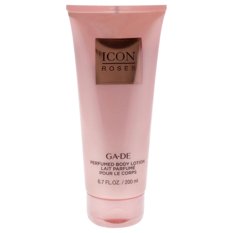 GA-DE Icon Pearl Perfume Body Lotion - with Orchid Flower Extract, Shea Butter, Avocado Oil, and Vitamin E - Hydrating and Soothing - 6.7 oz Icon Roses