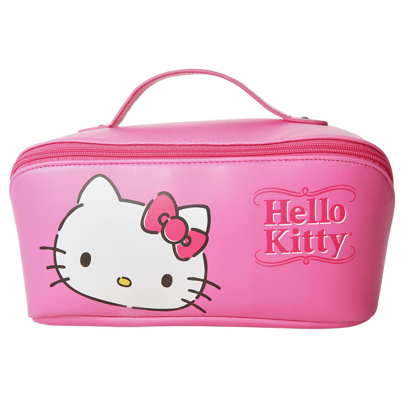 Hello Kitty Travel Makeup Bag Official License, Travel Cosmetic (Multi) | Bag, Sanrio Travel Pink Makeup Bag