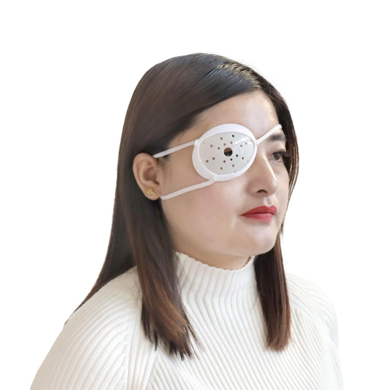 [Australia] - 2 Pack Eye Shield Plastic Eye Shield Eye Patch for Eye Surgery Covering Breathable After Surgery Eye Protection Cataract Surgery Eye Patch Covered Edge 