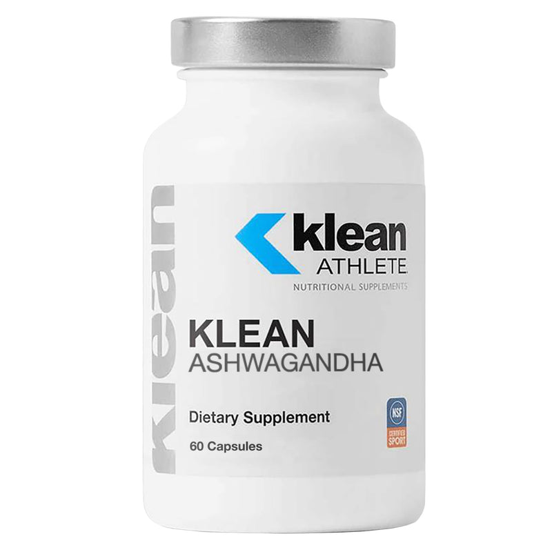 Klean Athlete Klean Ashwagandha, 60 Capsules | For Occasional Stress, Supports Adaptations to Training*, Adaptogen Blend, Vegan and Non GMO