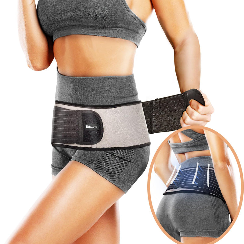 [Australia] - Si Belt for Women and Men with Extra Support, Lower Back Brace | Sciatica Pain Relief Devices for Sciatica Back Relief, Sciatica, Sacroiliac, Sciatic, Pelvic, Lumbar, Hip, Sacral Nerve Medium 
