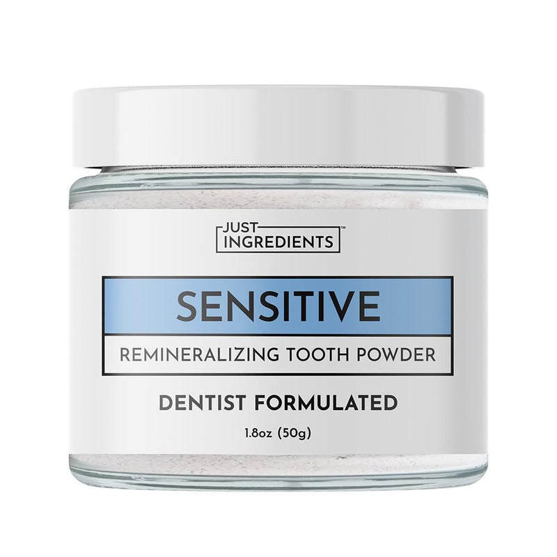 [Australia] - Remineralizing Tooth Powder – Fluoride-Free Oral Care – Gently Cleans & Whitens – Supports Strong Teeth & Fresh Breath – Vegan, Non-GMO (Regular, Sensitive) 1 Ounce (Pack of 1) 