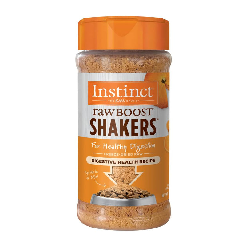 Instinct Raw Boost Shakers, Freeze-Dried Powder, Cat Food Topper - Digestive Health, 5.5 oz. Bottle - PawsPlanet Australia