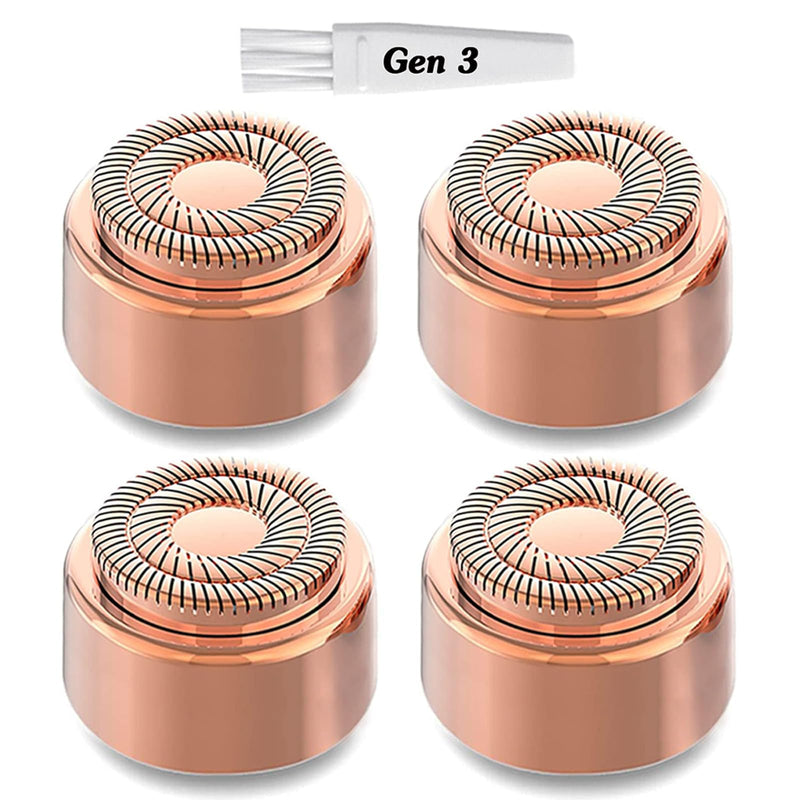 [Australia] - Replacement Heads Generation 3 for Flawless Facial Hair Remover Gen 3, Double Ring Replacement Blades for Flawless Gen 3 Device Only 