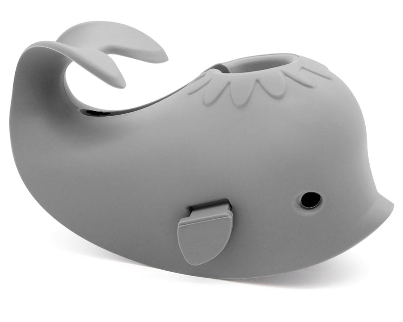 [Australia] - Baby Bathtub Faucet Cover, Baby Safety Protection Silicone Toys, Bath Spout Cover Baby Bathtub, Faucet Cover Baby Bathtub Silicone Whale for Kids, Toddler, Infant, Grey Whale 