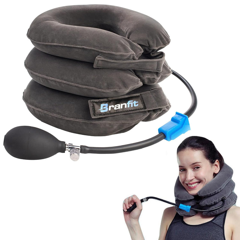[Australia] - Cervical Neck Traction Device Pro - Adjustable Neck Support and Neck Stretcher for Spine Alignment and Neck Pain Relief Neck Brace Pro 