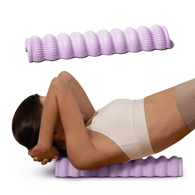 [Australia] - Wave Pillow II - Spine Stretcher Massage Tool, Yoga & Piliates Spine Alignment Corrector for Back Pain Relief, Neck, Shoulder, Lower Back & Hip Massage Device (Sweet Pink) Wave Pillow Ii(sweet Pink) 