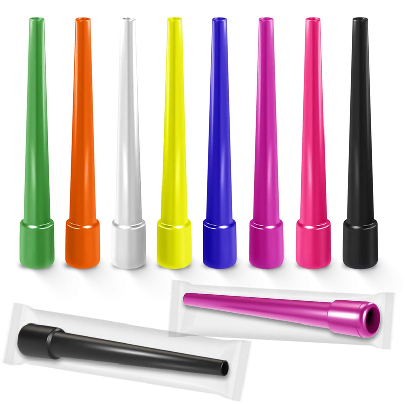 [Australia] - Hookah Tips Disposable Hookah Mouth Tips BPA-Free Individual Wrapped Mixed Colors Mouth Tips Fit for Most Hookah Mouthpiece Handles Made - No Burrs (50 PCS) 50 Tips 