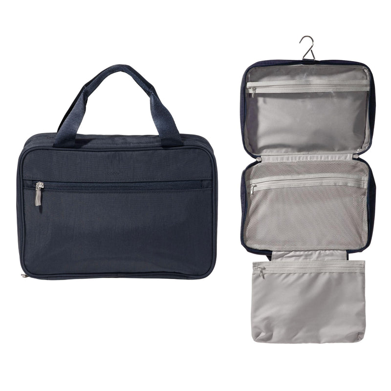 Baggallini Large Hanging Travel Toiletry Kit One Size French Navy