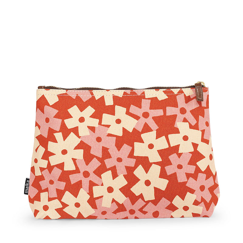 MAIKA Recycled Canvas Travel Pouch Large Solvang