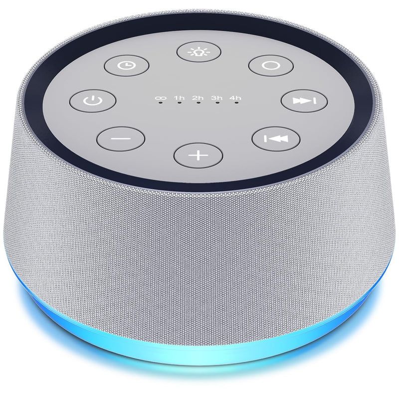 [Australia] - Brown Noise Sound Machine White Noise Machine with 30 Soothing Sounds for Sleep 12 Colors Night Light for Baby Adults Kids Sleep Machines 36 Volume Levels 5 Timers for Home Office Travel 