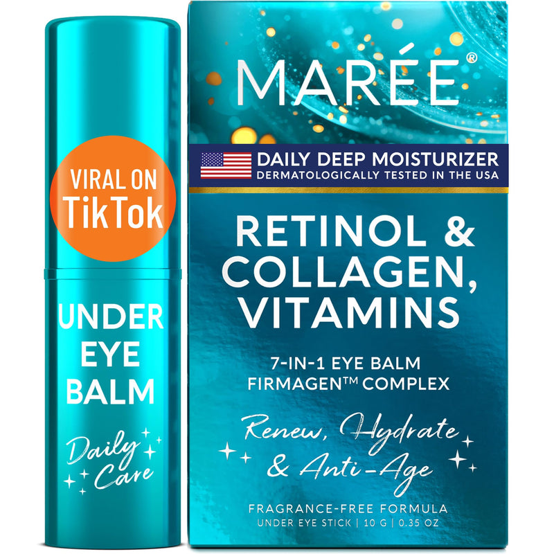[Australia] - MAREE Multi Balm Stick with Retinol & Ceramide Complex - Facial Moisturizer & Under Eye Balm for Dark Circles - Under Eye Brightener 0.35 Oz 